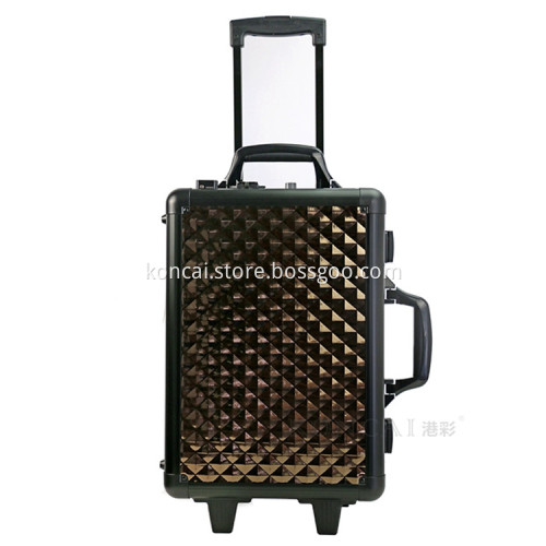 Ladies Makeup Train Case Leopard Cosmetic Bags Makeup Bag